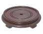 footed wood base 4" cherry
