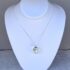 clear glass gem pendant made from insulator