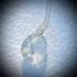clear glass Gem pendant made from insulator