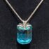 steam punk jewelry Insulator Gem Aqua pendant 1