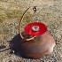 plough disk bird feeder bath
