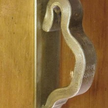 Railroadware - Door Pull on Escutcheon
