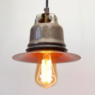 cast steel cap insulator pendant light