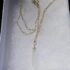 clear glass gem pendant made from insulator