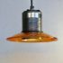 Corruguated can yellow trafficlight lens pendant