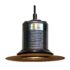 Corruguated can metal hood pendant