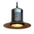 Corruguated can metal hood pendant