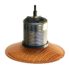 Corruguated can trafficlight lens pendant