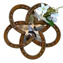 Horseshoe Star Floral & horse photo