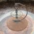 Suspension insulator plow disk bird feeder