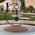 Suspension insulator plow disk bird feeder