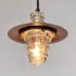 Insulator light Lantern pendant - metal hood