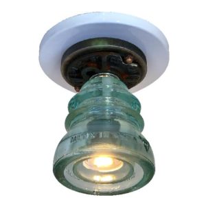 Insulator Light Ceiling Mounted / Aqua - 120V 6W 500 Lumen