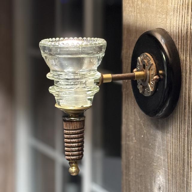 Insulator Light Wood Pin Sconce CB - Image 11