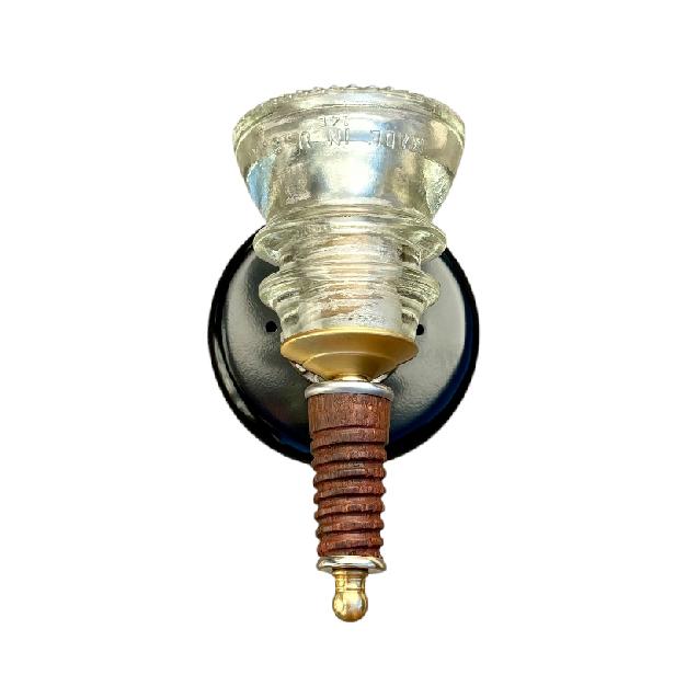 Insulator Light Wood Pin Sconce CB - Image 4