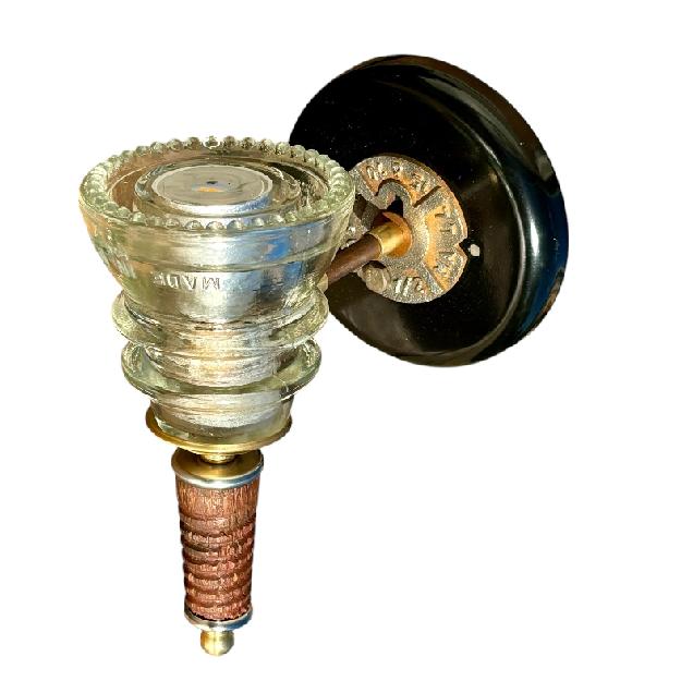 Insulator Light Wood Pin Sconce CB - Image 14