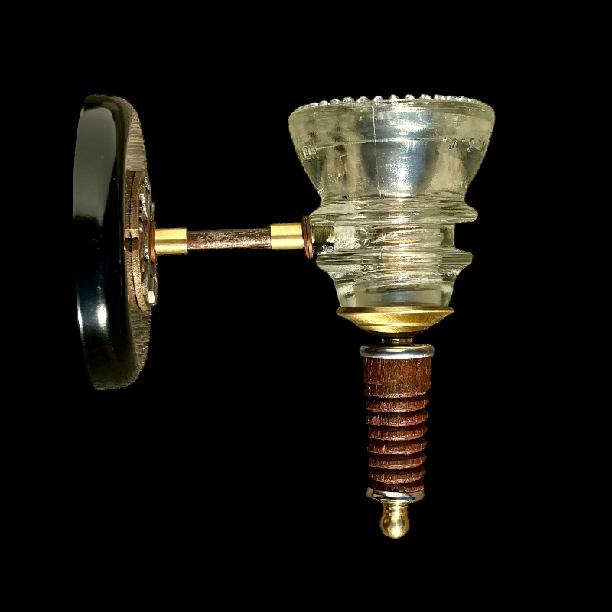 Insulator Light Wood Pin Sconce CB - Image 10