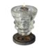 Insulator Votive Candle blue -clear