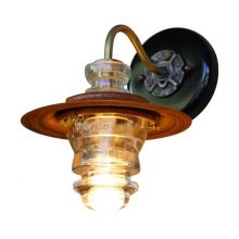 Insulator light Lantern Sconce metal Hood