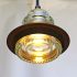 Insulator light metal ring pendant