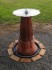 plow disk insulator bubbler fountain