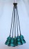 Insulator light cluster chandelier