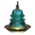 Insulator light metal ring pendant