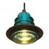 Insulator light metal ring pendant