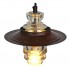 suspended insulator light metal hood pendant