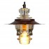 suspended insulator light metal hood pendant