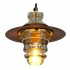 suspended insulator light metal hood pendant
