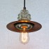 insulator light pendant vintage edison bulb