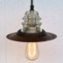 insulator light pendant vintage edison bulb