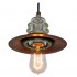 insulator light pendant vintage edison bulb