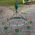 Insulator light wine barrel hoop chandelier