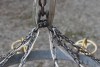 Insulator light wine barrel hoop chandelier