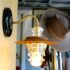 Insulator light Lantern Sconce metal Hood