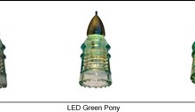 LED Insulatorlight Pendant - Pony Green