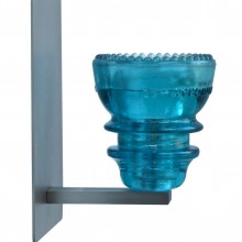 LED Insulatorlight Sconce BlueGreen 1