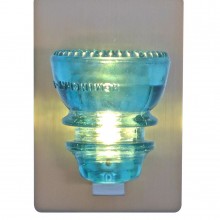 LED Insulatorlight Sconce BlueGreen 3