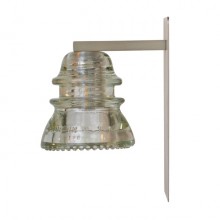 LED Insulatorlight Sconce Clear Beaded 1a