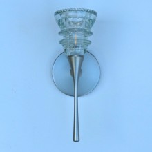 LED Sconce 2-42 Clear Beaded