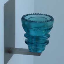 LED Insulatorlight Sconce Blue Green 42