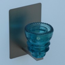 LED Insulatorlight Sconce Blue Green 42