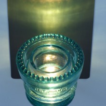 LED Insulatorlight Sconce Blue Green 42