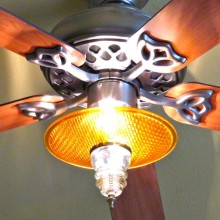 Trafficlight lens ceiling fan kit 2