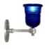 piston connector rod Runway Light Sconce cobalt