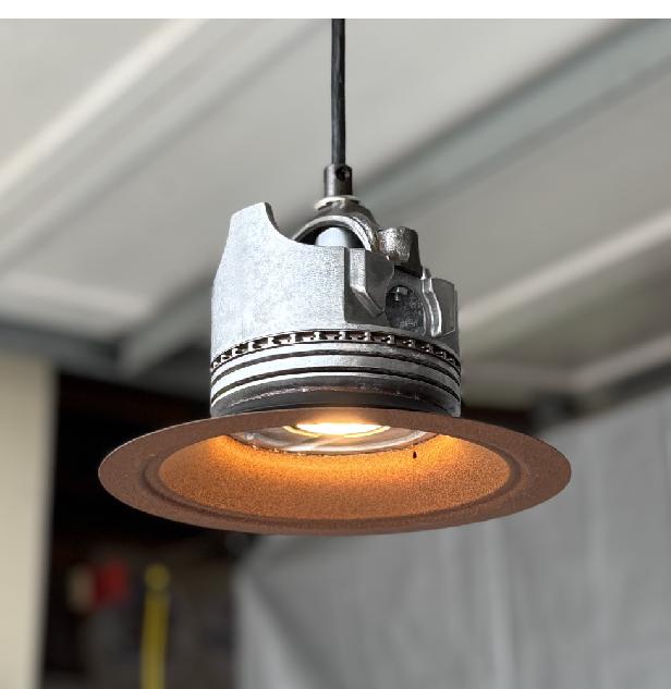 Piston Light Pendant Metal Hood - Image 17