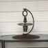 Suspension insulator plow disk bird feeder