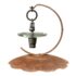 Suspension insulator plow disk bird feeder